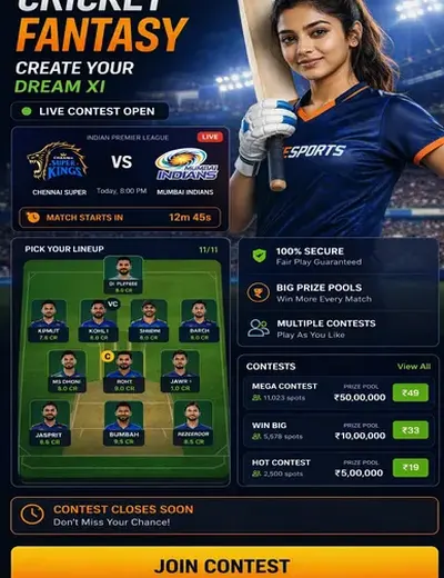 Game247 (game 247) fantasy cricket & matchday visual 3